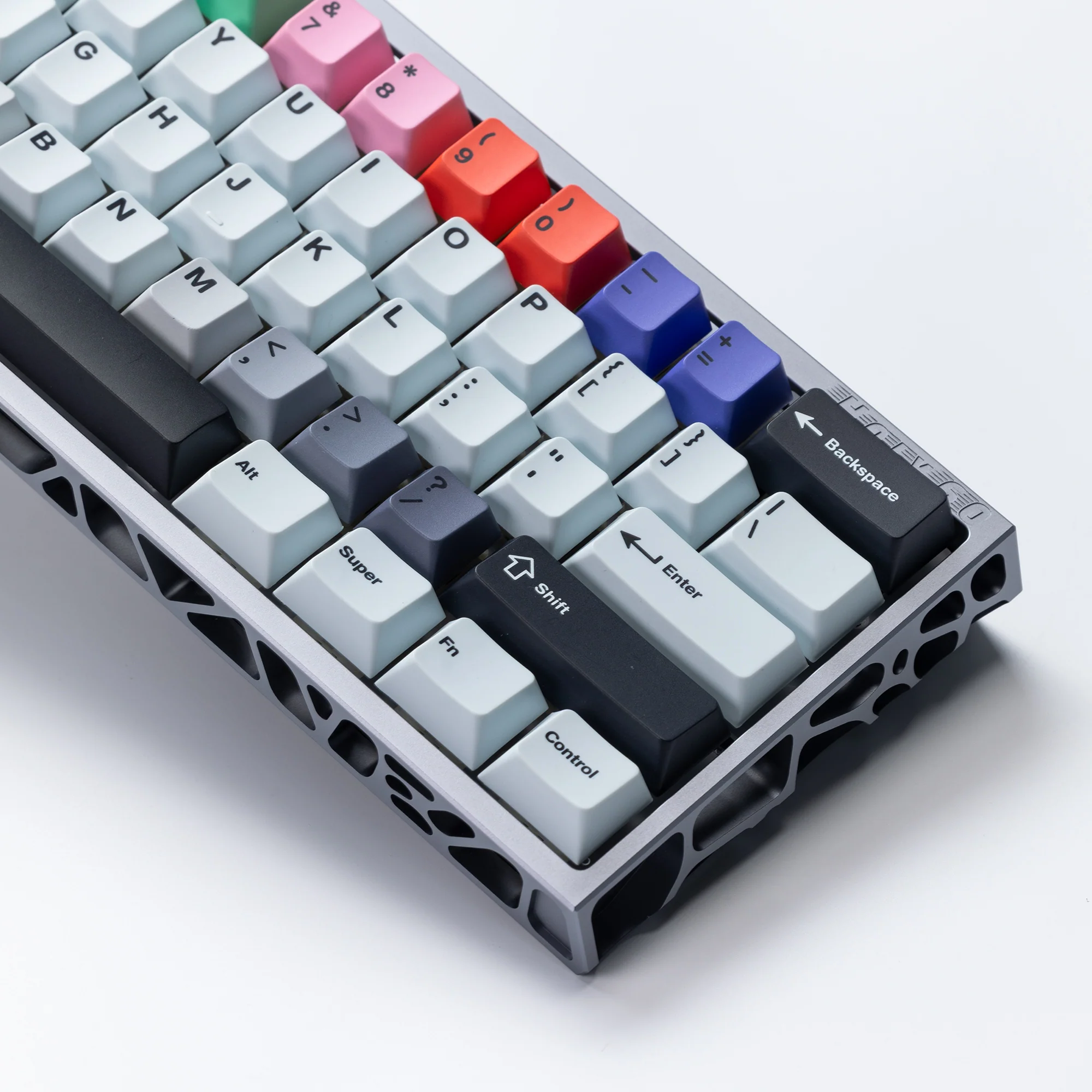 Ready to use Holy60 Keyboard Dark Gray with PBTfans No Signal