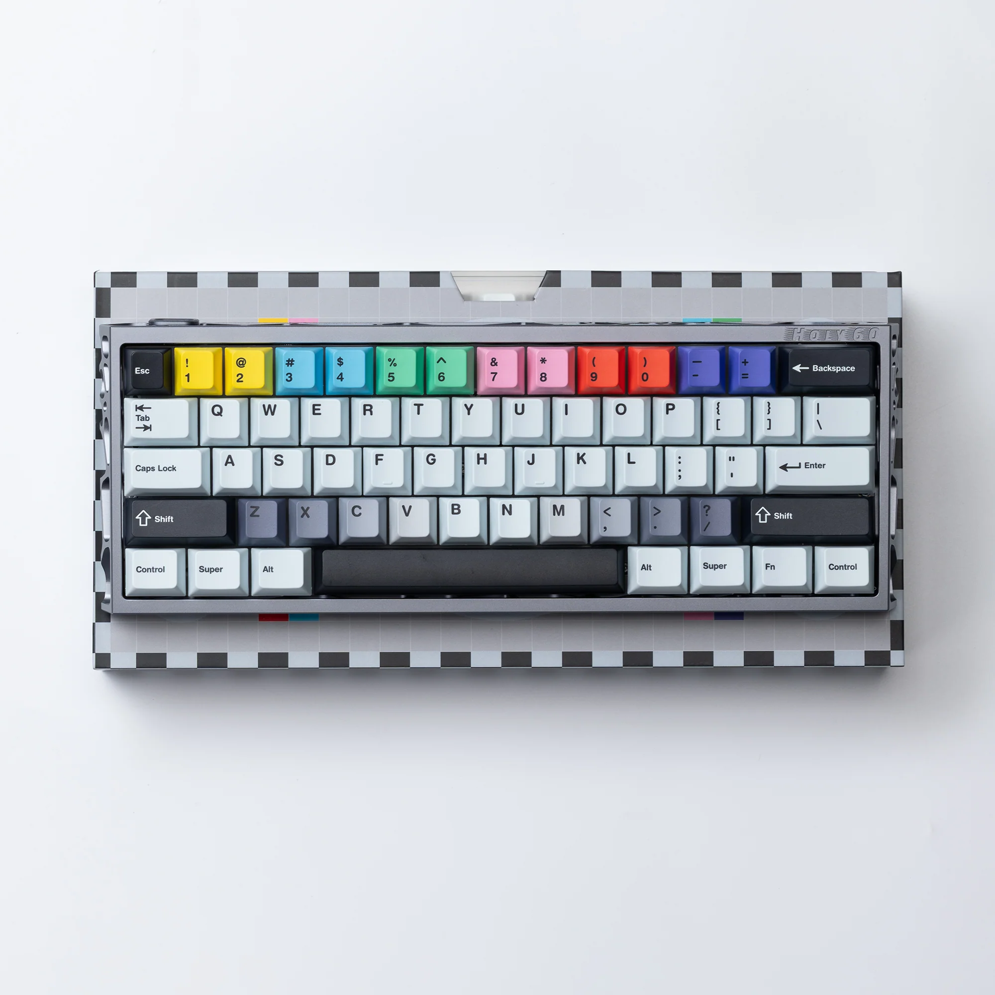 Ready to use Holy60 Keyboard Dark Gray with PBTfans No Signal