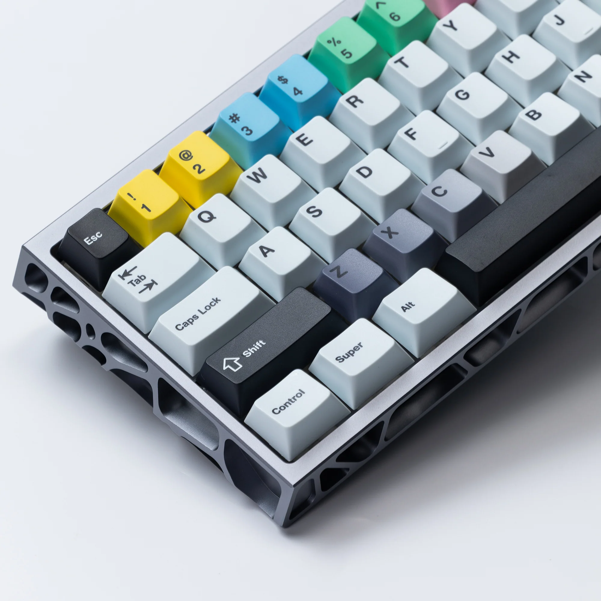 Ready to use Holy60 Keyboard Dark Gray with PBTfans No Signal
